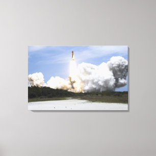 Space Shuttle Atlantis lifts off 5 Canvas Print