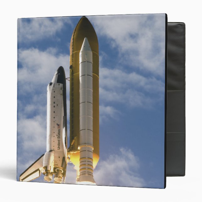 Space Shuttle Atlantis lifts off 6 Binder (Front/Inside)