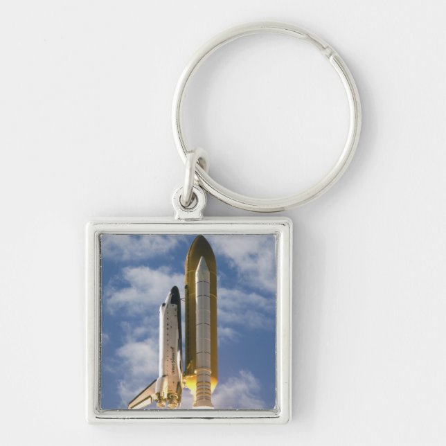 Space Shuttle Atlantis lifts off 6 Keychain (Front)