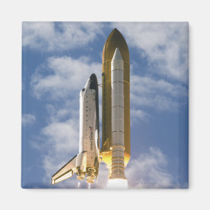 Space Shuttle Atlantis lifts off 6 Magnet