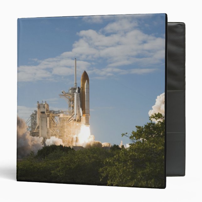 Space Shuttle Atlantis lifts off 7 Binder (Front/Inside)
