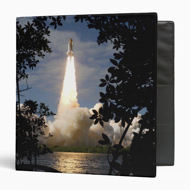 Space Shuttle Atlantis lifts off 9 Binder (Front/Inside)
