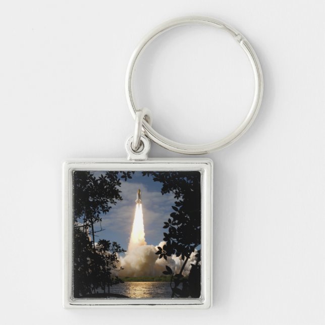 Space Shuttle Atlantis lifts off 9 Keychain (Front)