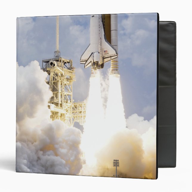 Space Shuttle Atlantis lifts off Binder (Front/Inside)