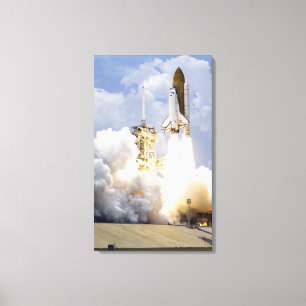 Space Shuttle Atlantis lifts off Canvas Print
