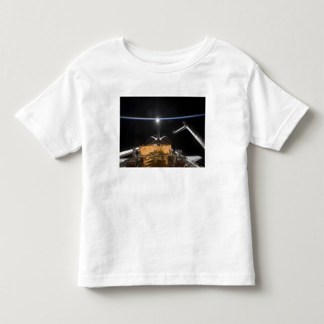 Space Shuttle Atlantis' payload bay Toddler T-shirt (Front)