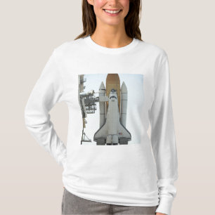 Space shuttle Atlantis sits on the launch pad T-Shirt