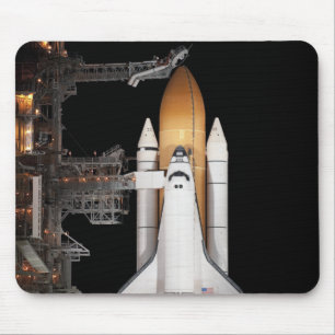 Space shuttle Atlantis sits ready Mouse Pad