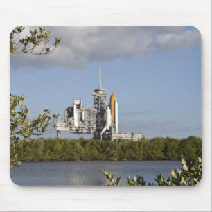 Space Shuttle Atlantis sits ready Mouse Pad