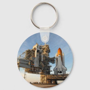 Space Shuttle Atlantis (STS-122) - launch pad Keychain