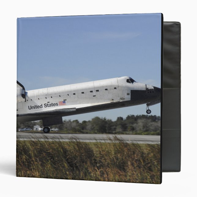 Space shuttle Atlantis touches down Binder (Front/Inside)