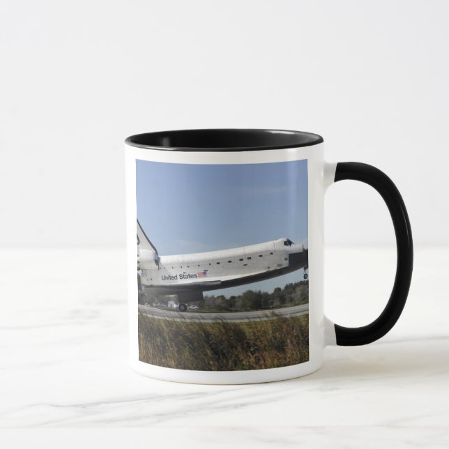 Space shuttle Atlantis touches down Mug (Right)