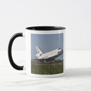 Space shuttle Atlantis touches down on Runway 3 Mug