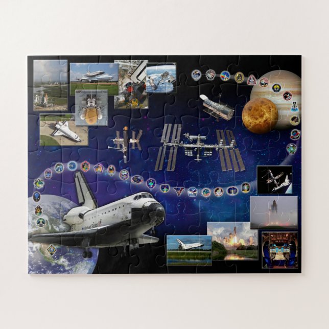 Space Shuttle Atlantis Tribute  Jigsaw Puzzle (Horizontal)