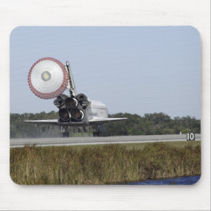 Space shuttle Atlantis unfurls its drag chute 3 Mouse Pad