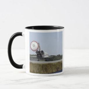 Space shuttle Atlantis unfurls its drag chute 3 Mug