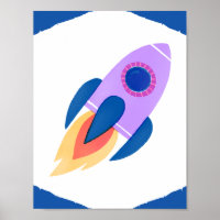 Space Shuttle Blast Off Left