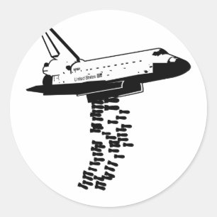 Space Shuttle Bomber Sticker