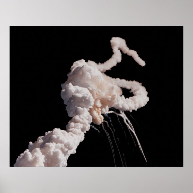 Space Shuttle Challenger Disaster Poster (Front)