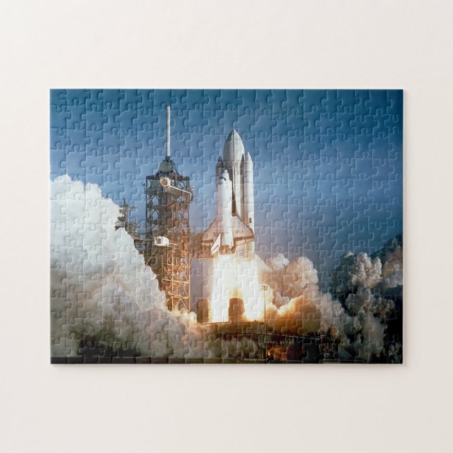 Space Shuttle Columbia Blasts Off Jigsaw Puzzle (Horizontal)