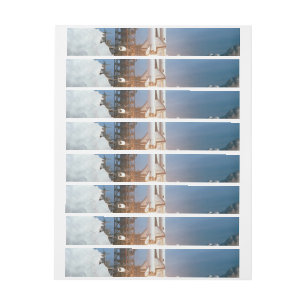 Space Shuttle Columbia launching Wraparound Address Label
