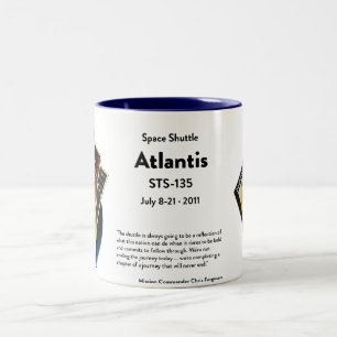 Space Shuttle Commemorative Mug
