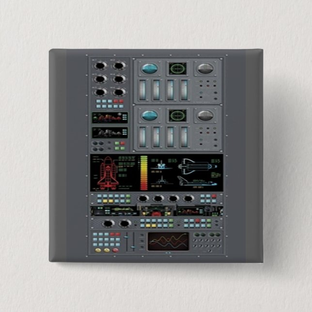 Space Shuttle Control Board Button (Front)