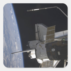 Space Shuttle Discovery 10 Square Sticker