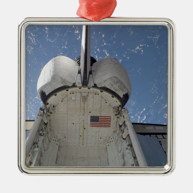 Space Shuttle Discovery 13 Metal Ornament (Front)