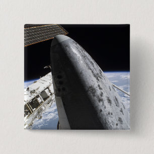 Space Shuttle Discovery 14 2 Inch Square Button