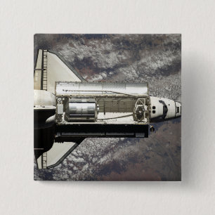Space Shuttle Discovery 3 2 Inch Square Button