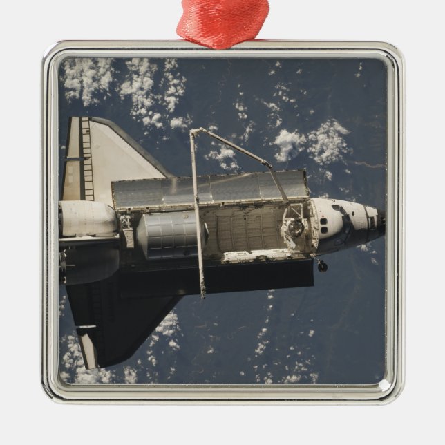 Space Shuttle Discovery 5 Metal Ornament (Front)