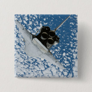 Space Shuttle Discovery 8 2 Inch Square Button
