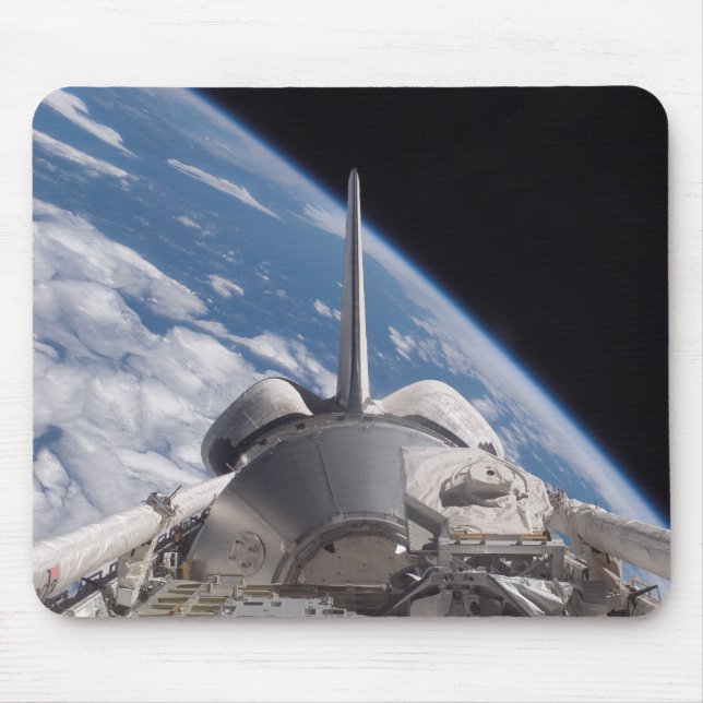 Space Shuttle Discovery backdropped by Earth Mouse Pad (Front)