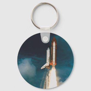 Space Shuttle Discovery Blast Off Keychain
