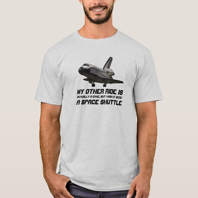 Space Shuttle Discovery Funny T-shirt (Front)