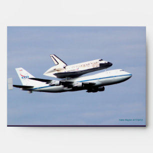 Space Shuttle Discovery Greeting Card Envelope