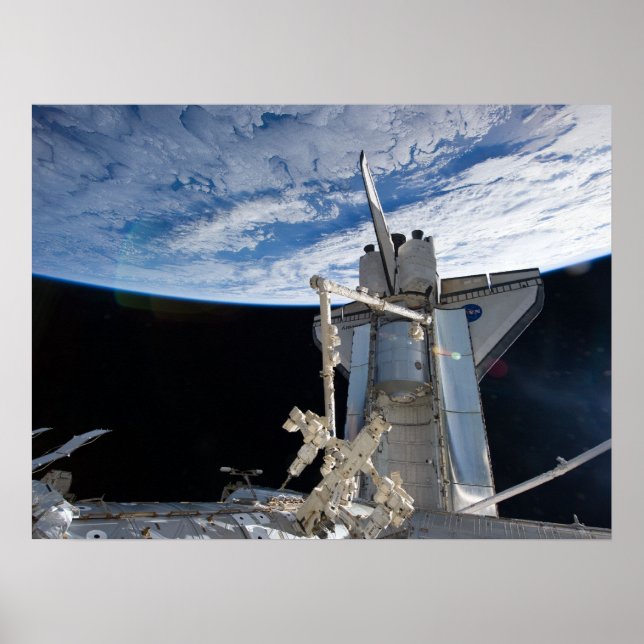Space Shuttle Discovery & ISS Poster (Front)