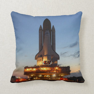 Space Shuttle Discovery Launch NASA Throw Pillow
