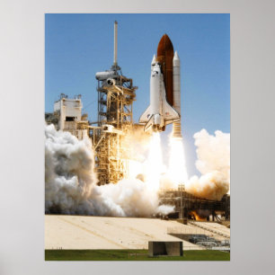 Space Shuttle Discovery Launch (STS-121) Poster