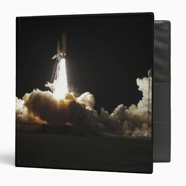 Space shuttle Discovery lifts off Binder (Front/Inside)