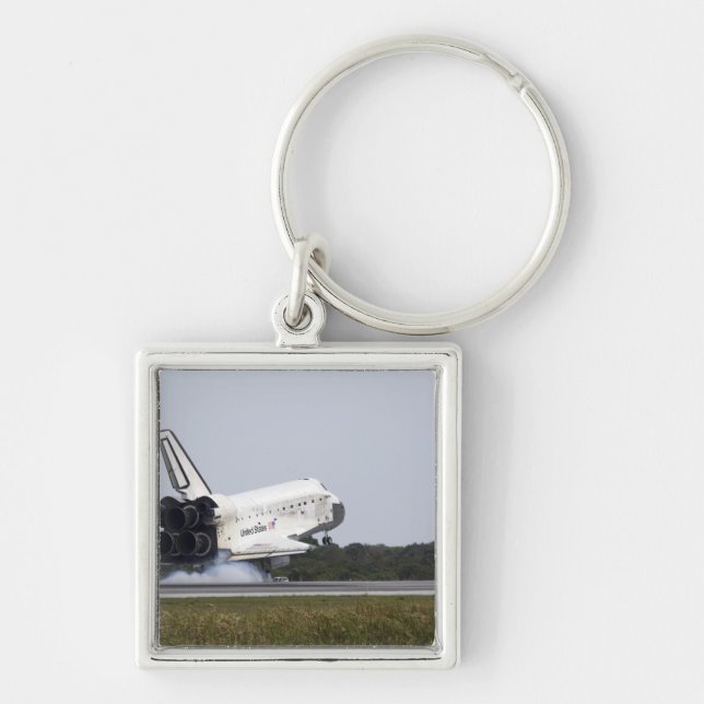 Space Shuttle Discovery touches down 2 Keychain (Front)