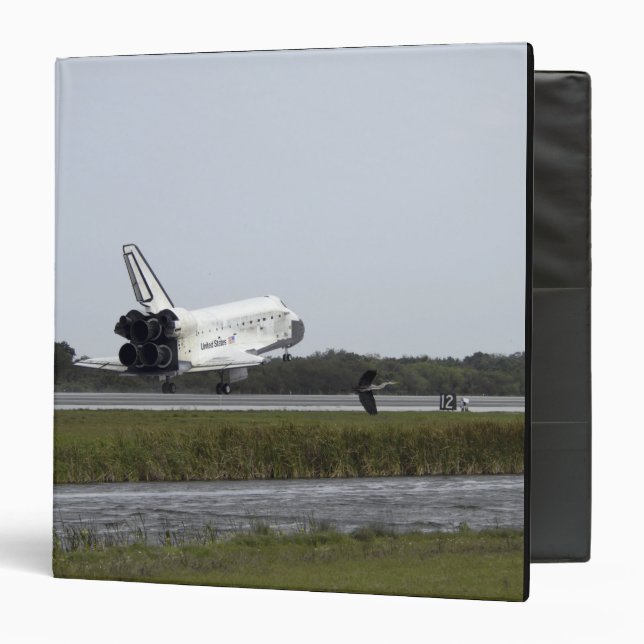 Space Shuttle Discovery touches down 3 Binder (Front/Inside)