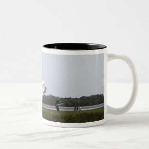 Space Shuttle Discovery touches down 3 Two-Tone Coffee Mug