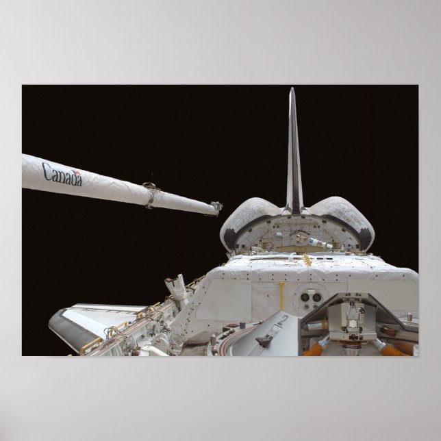 Space Shuttle Discovery's payload bay Poster (Front)