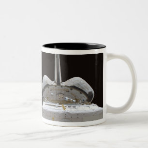 Space Shuttle Discovery's payload bay Two-Tone Coffee Mug