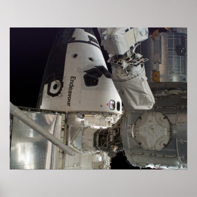 Space Shuttle Endeavor & ISS Poster (Front)