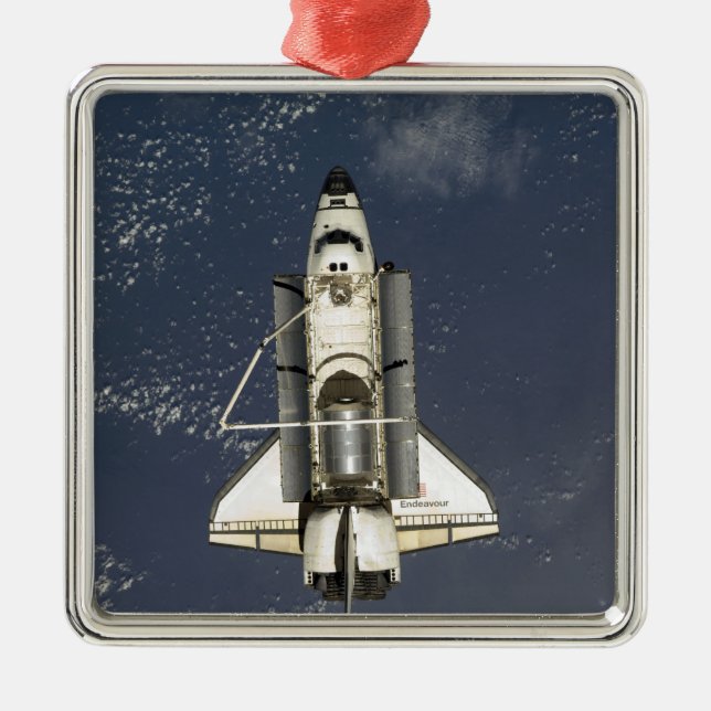 Space Shuttle Endeavour 16 Metal Ornament (Front)