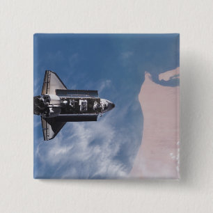 Space Shuttle Endeavour 19 2 Inch Square Button