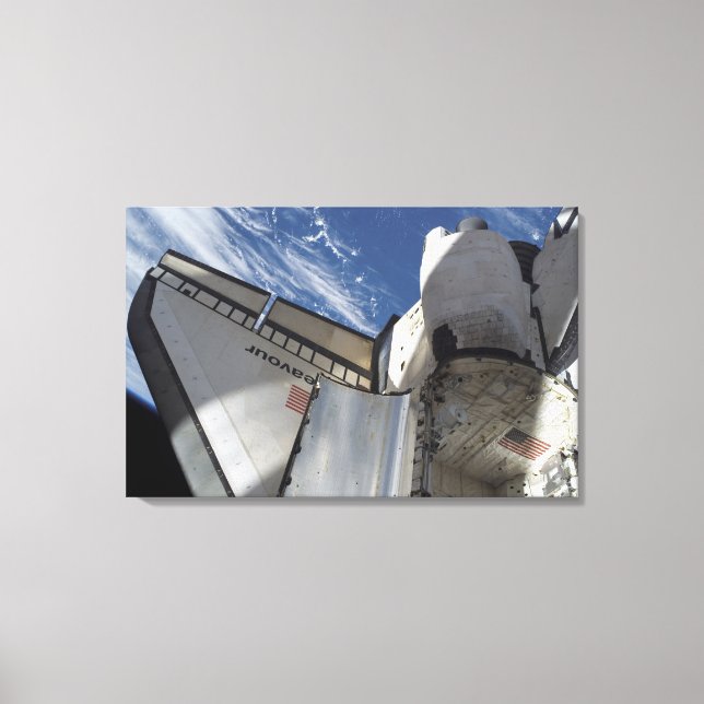 Space Shuttle Endeavour 25 Canvas Print (Front)